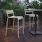 Flash Furniture Silver All-Weather Steel Bar Stool XU-CH-10318-B-SIL-GG - alternate 7
